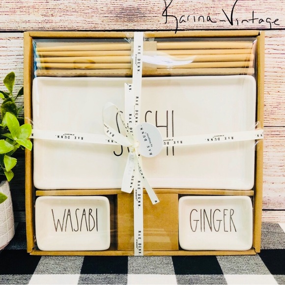 NEW Oriental Rae Dunn Sushi Serving Set - Picture 3 of 3